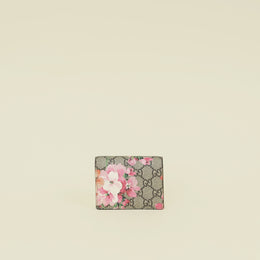 Gucci Tricolor Blooms Print Card Case Wallet
