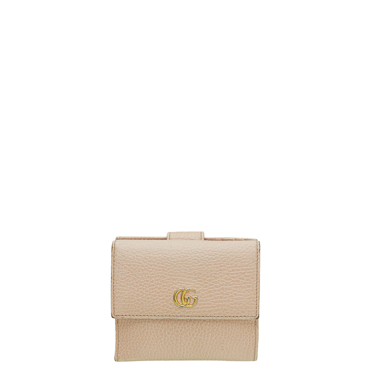 Gucci Pink GG French Flap Small Wallet-Gucci-THE CLOSET