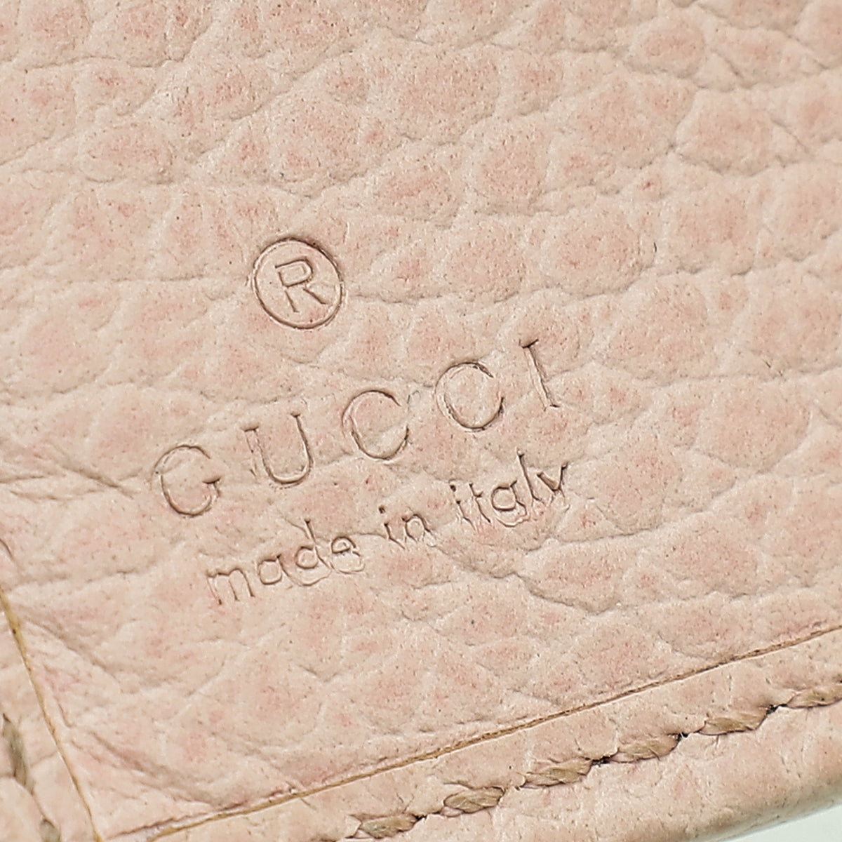 Gucci Pink GG French Flap Small Wallet
