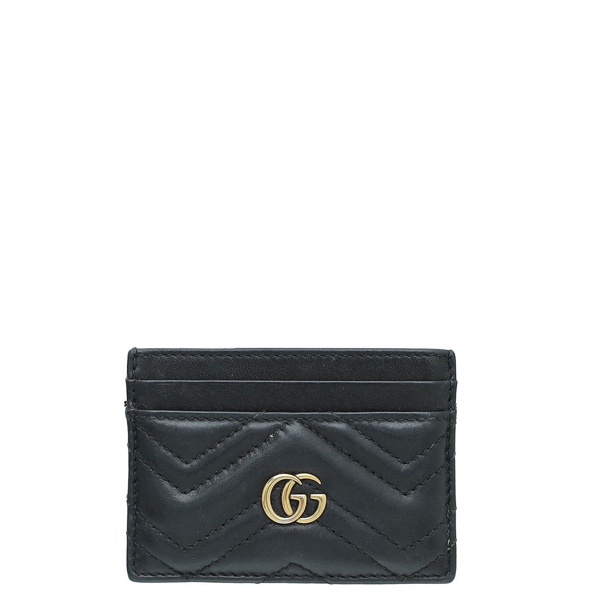Gucci Black GG Marmont Card Case-Gucci-THE CLOSET
