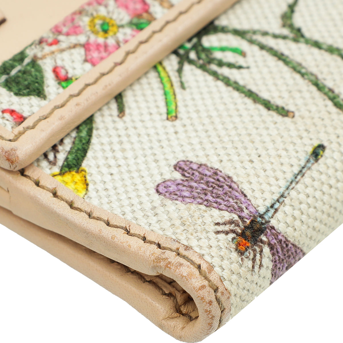 Gucci Multicolor Floral Horsebit Compact Wallet – THE CLOSET