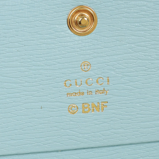 Gucci Light Blue x Bananya BNF Card Case Wallet-Gucci-THE CLOSET