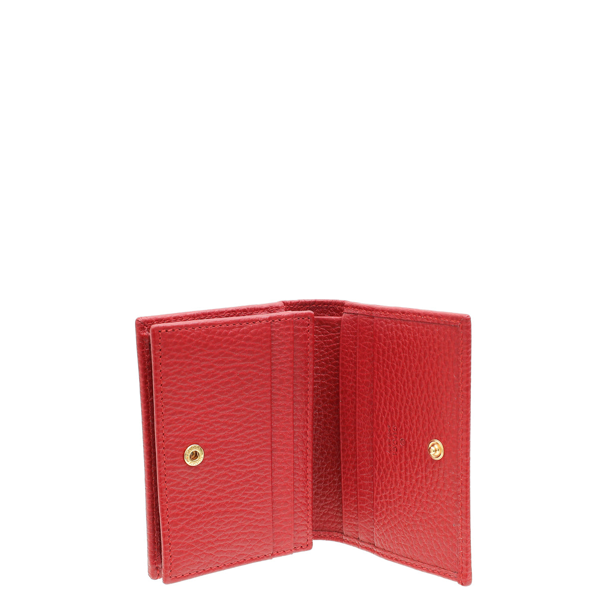 Gucci Red GG Marmont Small Card Case Wallet