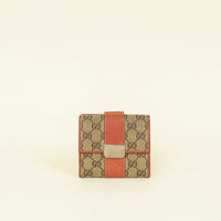 Gucci Bicolor GG Flap French Wallet