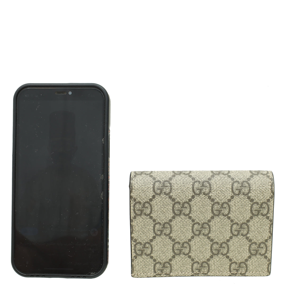 Gucci Bicolor GG Supreme Card Case Wallet-Gucci-THE CLOSET