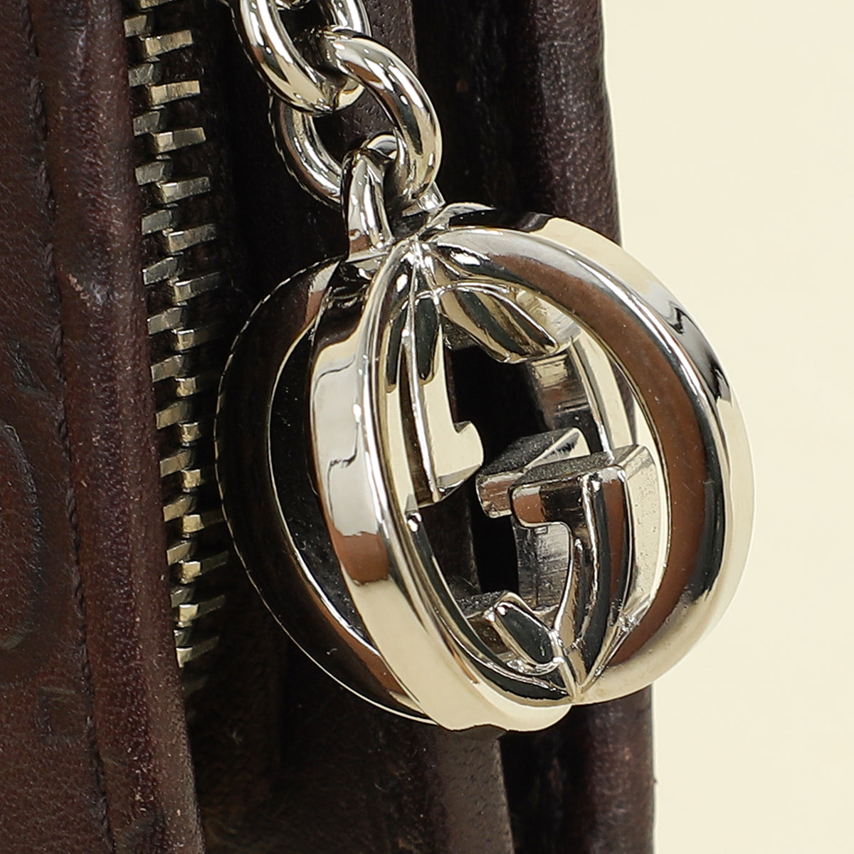 Gucci Brown Guccissima GG Twins Wallet