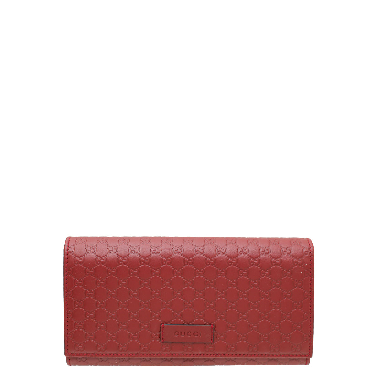 Gucci Red Microguccissima Continental Wallet-Gucci-THE CLOSET