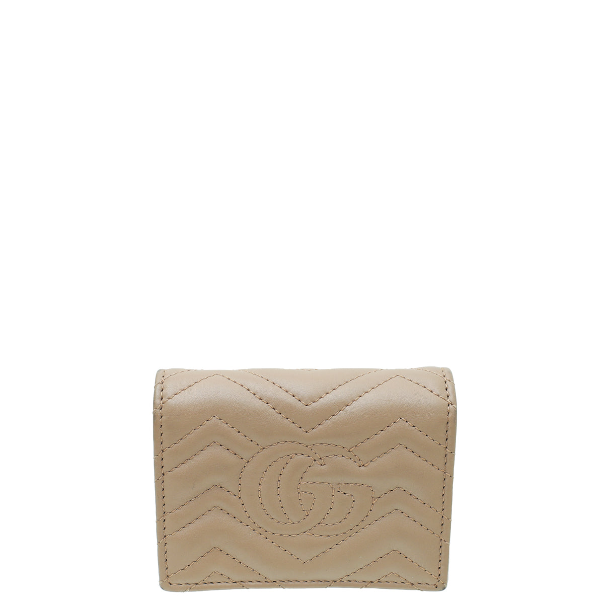 Gucci Dusty Pink GG Marmont Card Case Wallet-Gucci-THE CLOSET