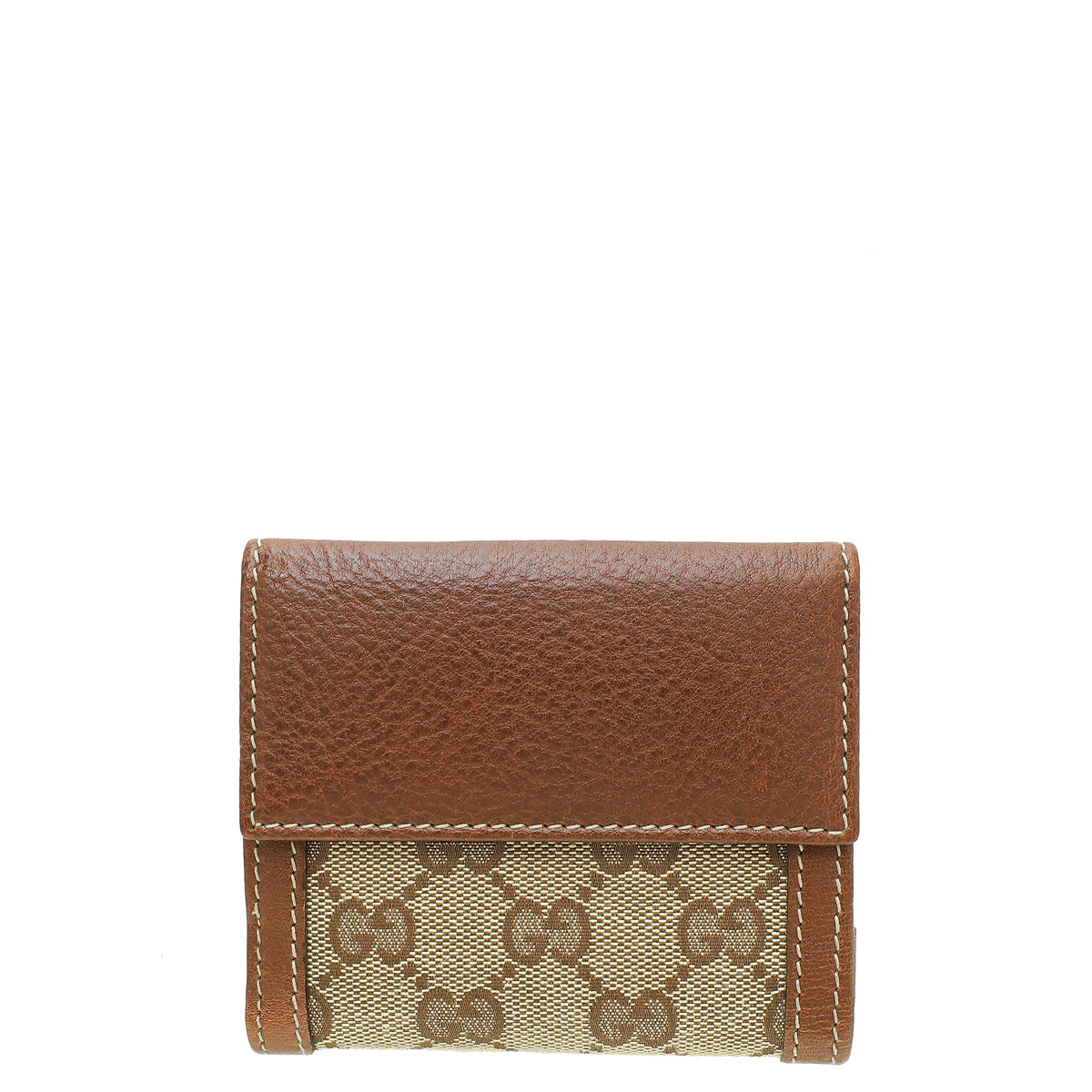 Gucci Bicolor GG Buckle Compact Wallet-Gucci-THE CLOSET
