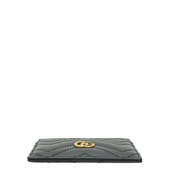 Gucci Black GG Marmont Card Case