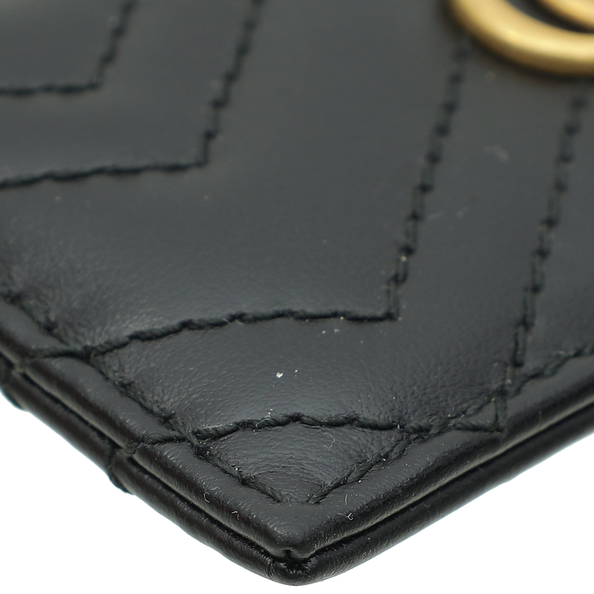 Gucci Black GG Marmont Card Case