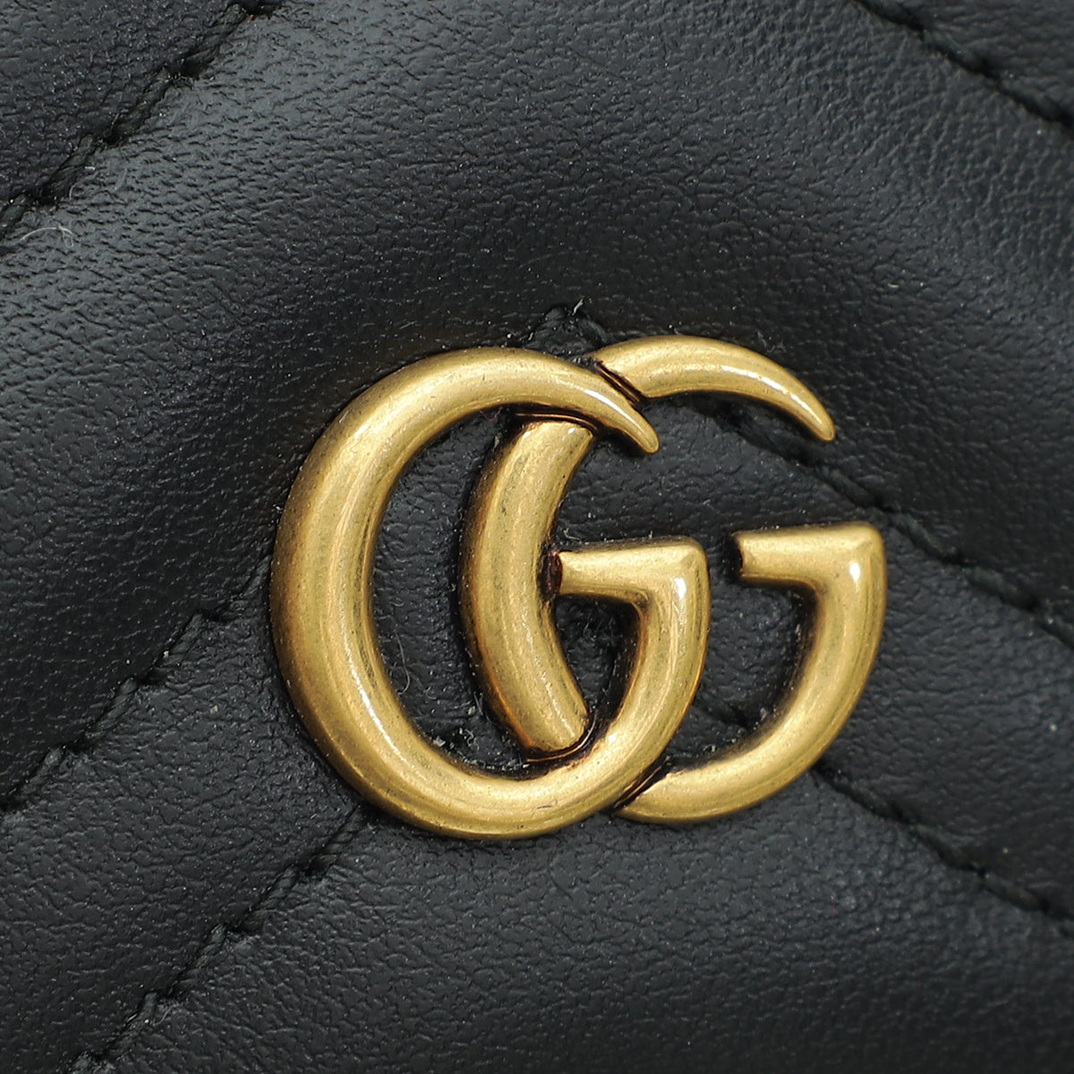 Gucci Black GG Marmont Card Case