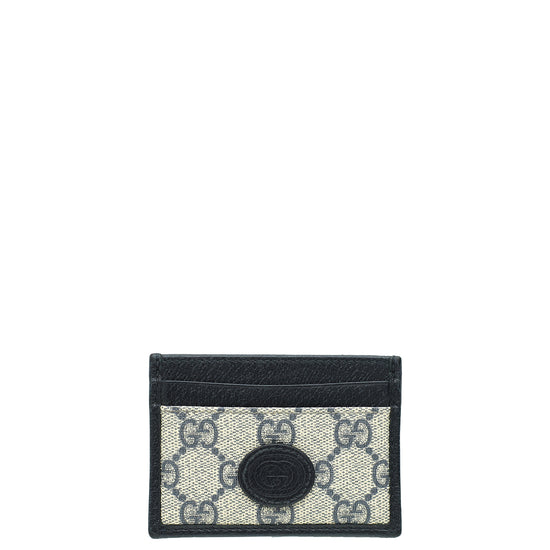 Gucci Bicolor GG Supreme Card Holder