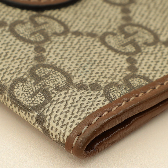 Gucci Bicolor GG Supreme Interlocking G Card Case-Gucci-THE CLOSET