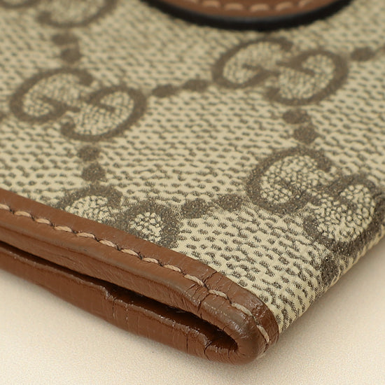 Gucci Bicolor GG Supreme Interlocking G Card Case-Gucci-THE CLOSET