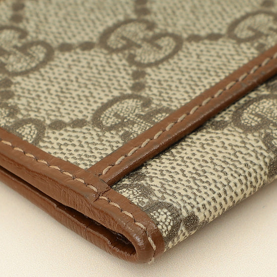 Gucci Bicolor GG Supreme Interlocking G Card Case-Gucci-THE CLOSET