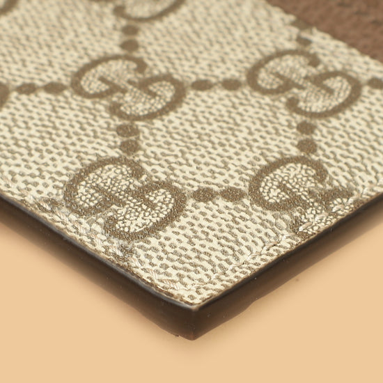 Gucci Brown Ophidia GG Card Case-Gucci-THE CLOSET