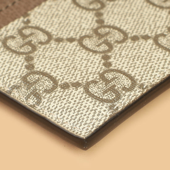 Gucci Brown Ophidia GG Card Case-Gucci-THE CLOSET