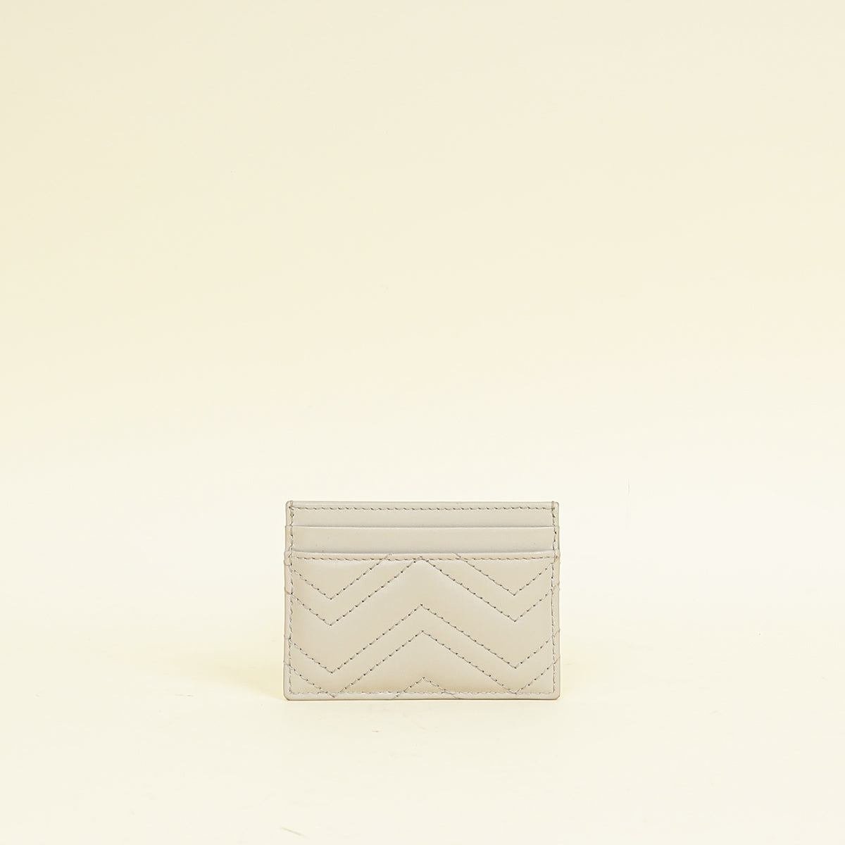 Gucci Light Grey GG Marmont Card Case