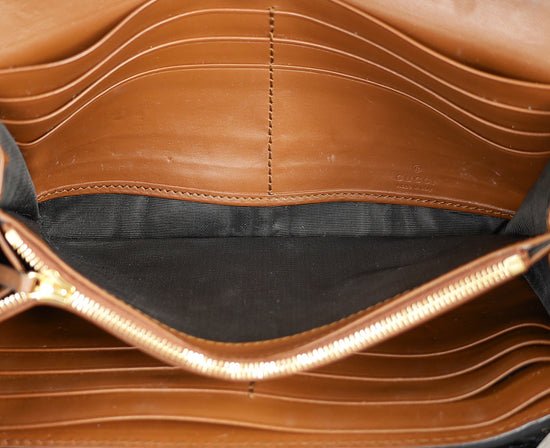 Gucci Bicolor Padlock Wallet on Chain