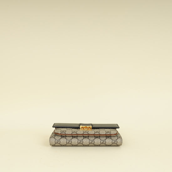 Gucci Bicolor Padlock Wallet on Chain