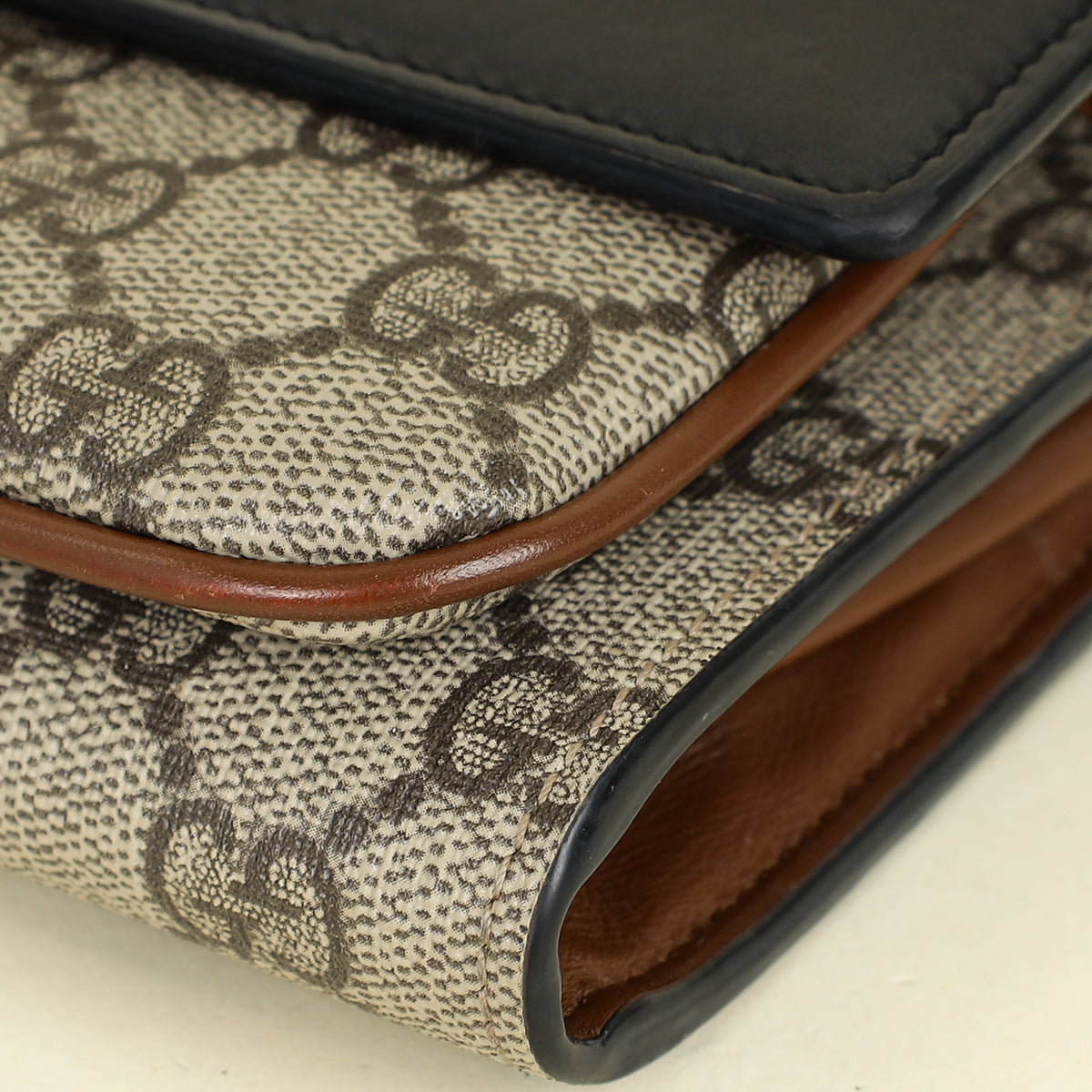 Gucci Bicolor Padlock Wallet on Chain