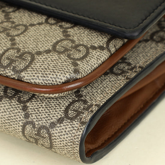 Gucci Bicolor Padlock Wallet on Chain