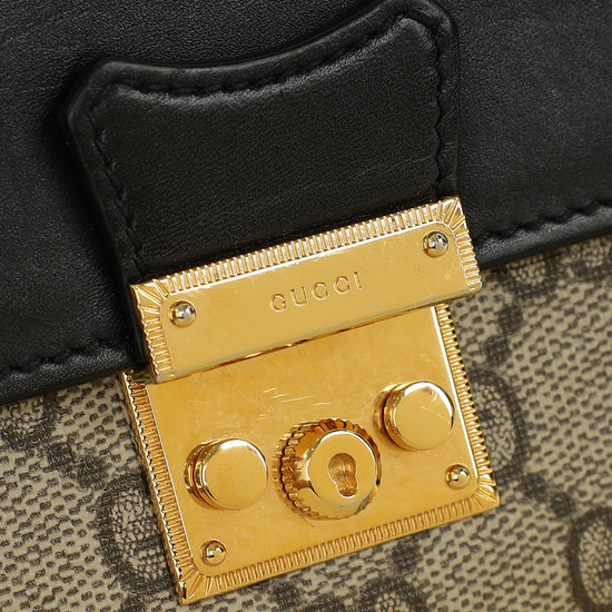 Gucci Bicolor Padlock Wallet on Chain