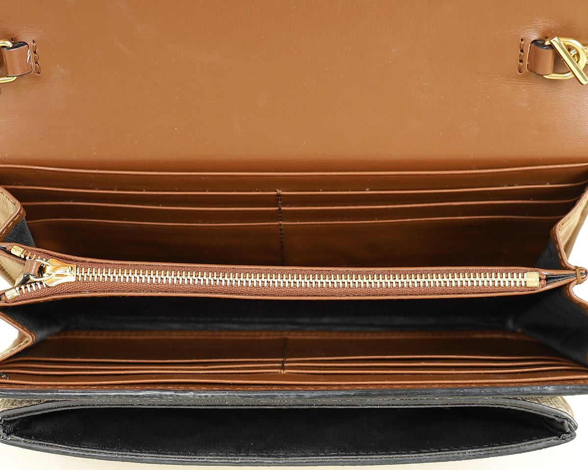 Gucci Bicolor Padlock Wallet on Chain