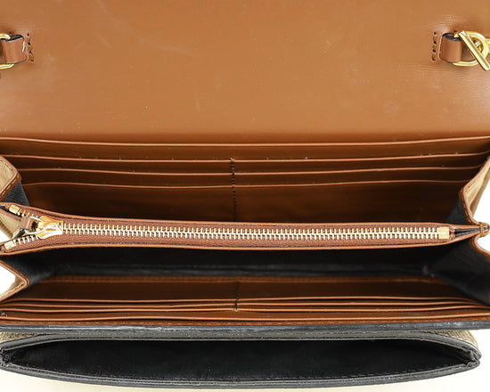 Gucci Bicolor Padlock Wallet on Chain