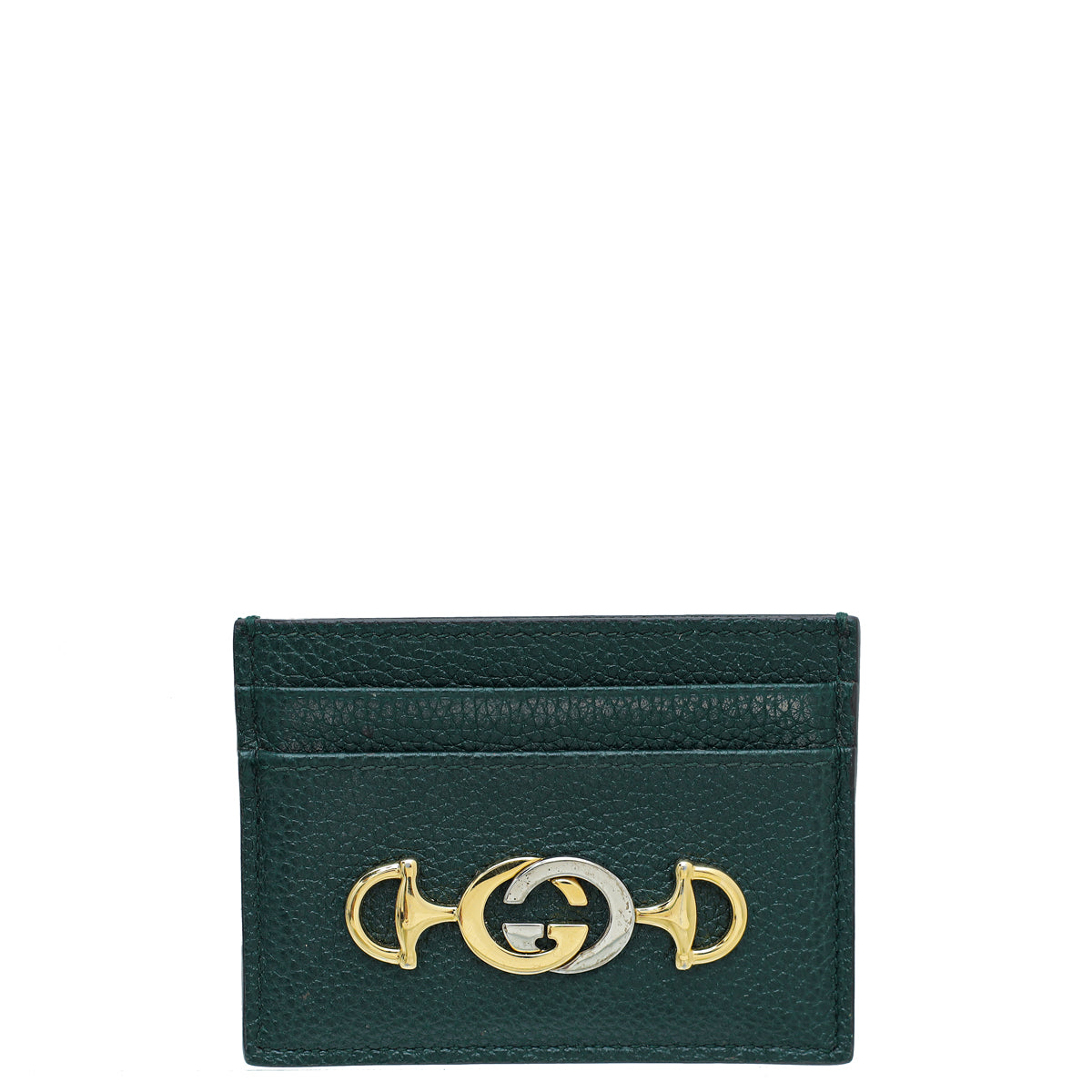 Gucci Forest Green Zumi Card Holder-Gucci-THE CLOSET