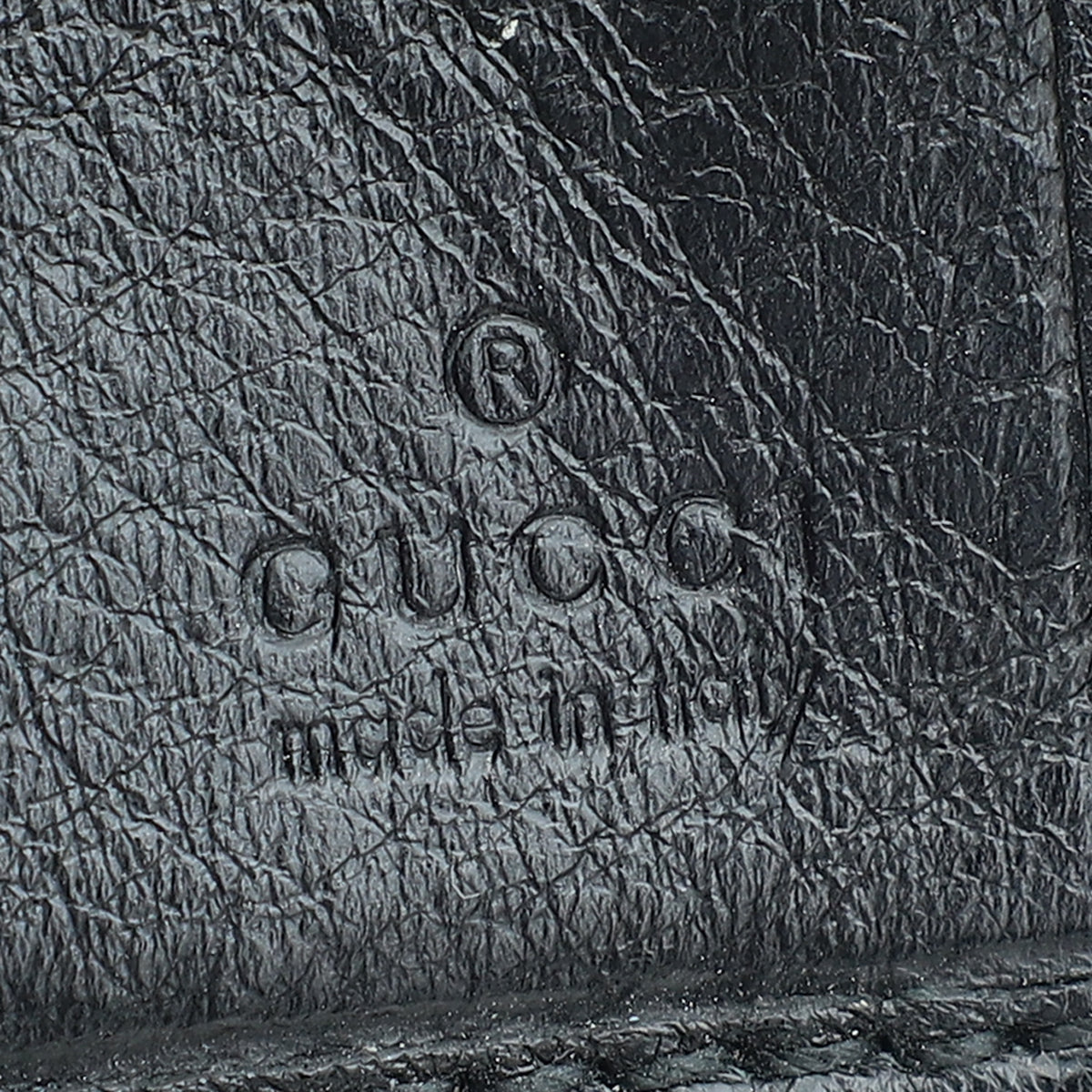 Gucci Black GG French Wallet
