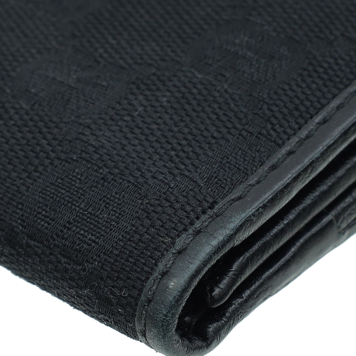 Gucci Black GG French Wallet