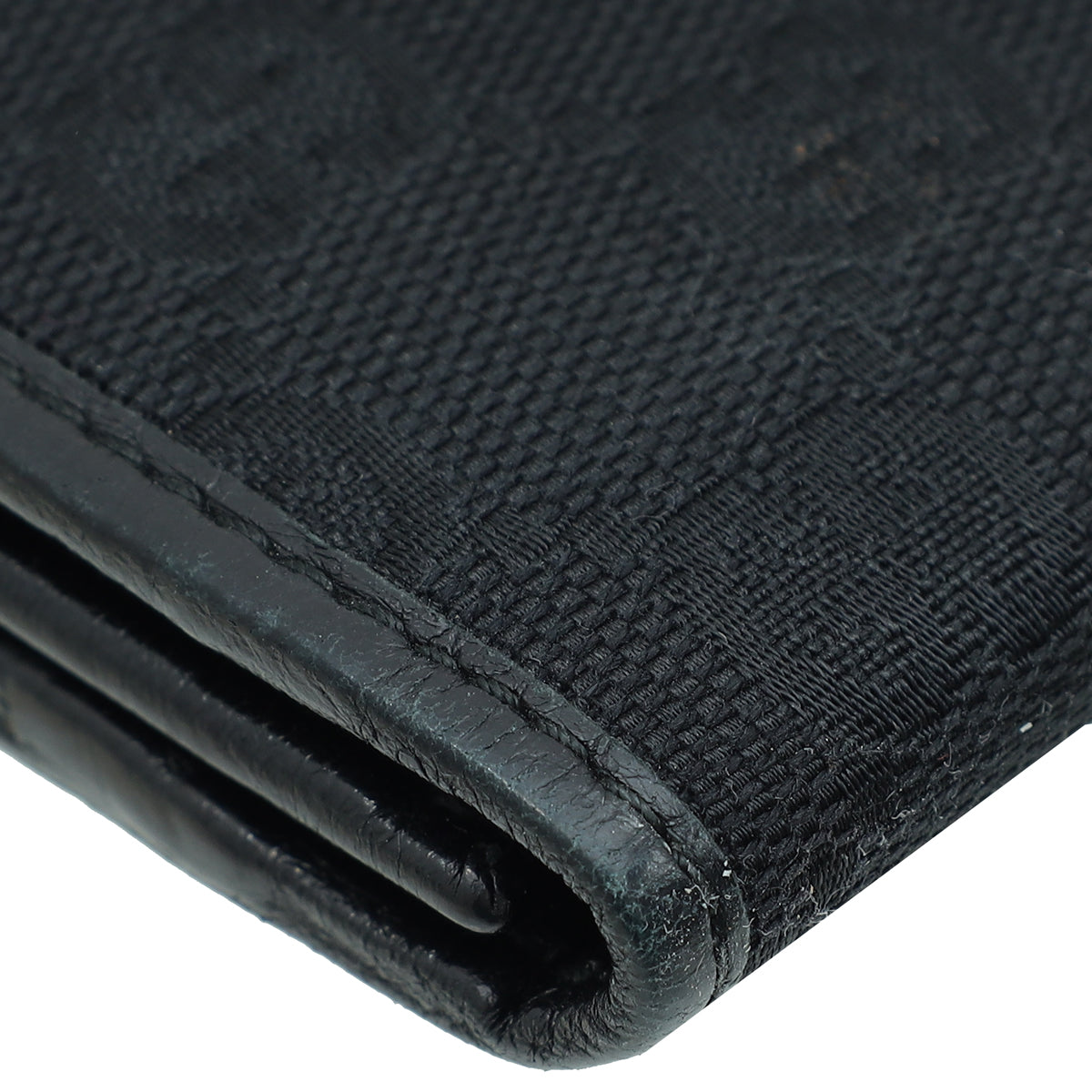 Gucci Black GG French Wallet