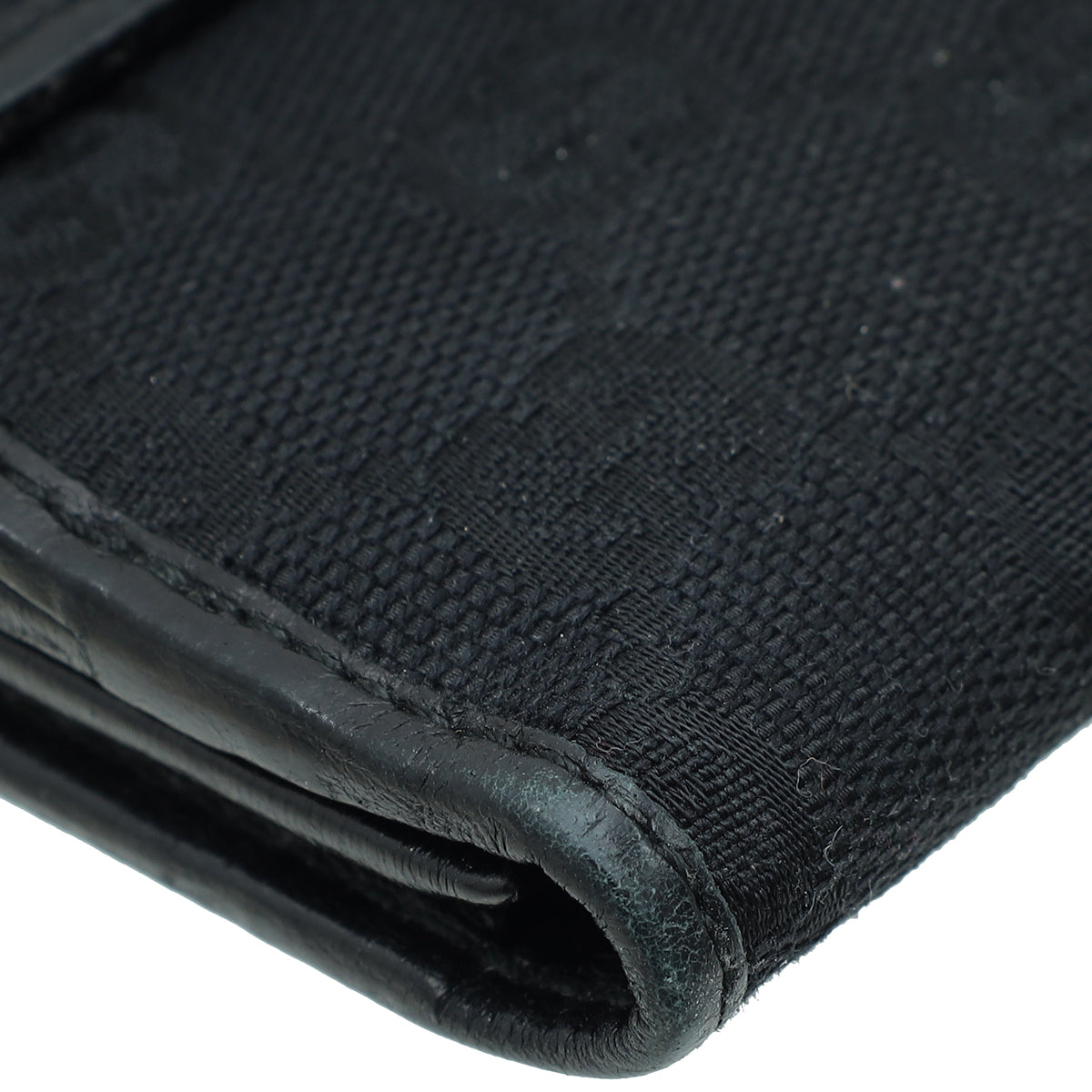 Gucci Black GG French Wallet