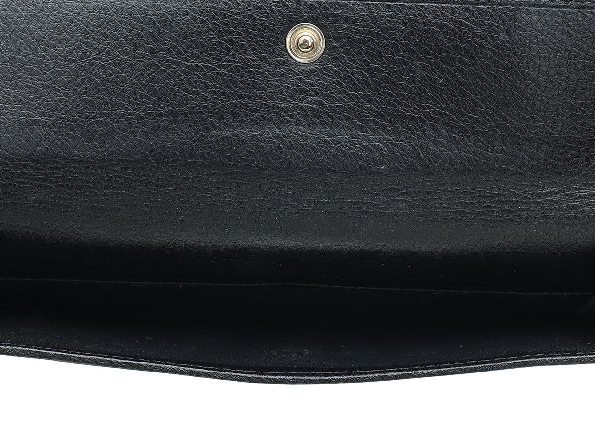 Gucci Black GG French Wallet