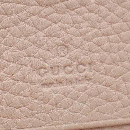 Gucci Pink Animalier "Blind for Love" Card Case