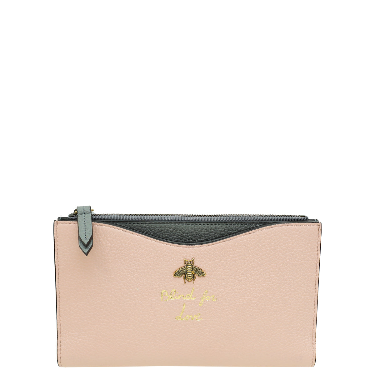 Gucci Bicolor Blind For Love Bee Traveler Wallet-Gucci-THE CLOSET