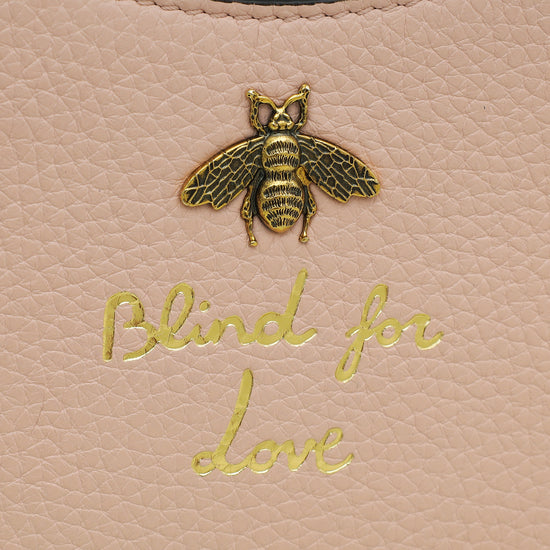 Gucci Bicolor Blind For Love Bee Traveler Wallet