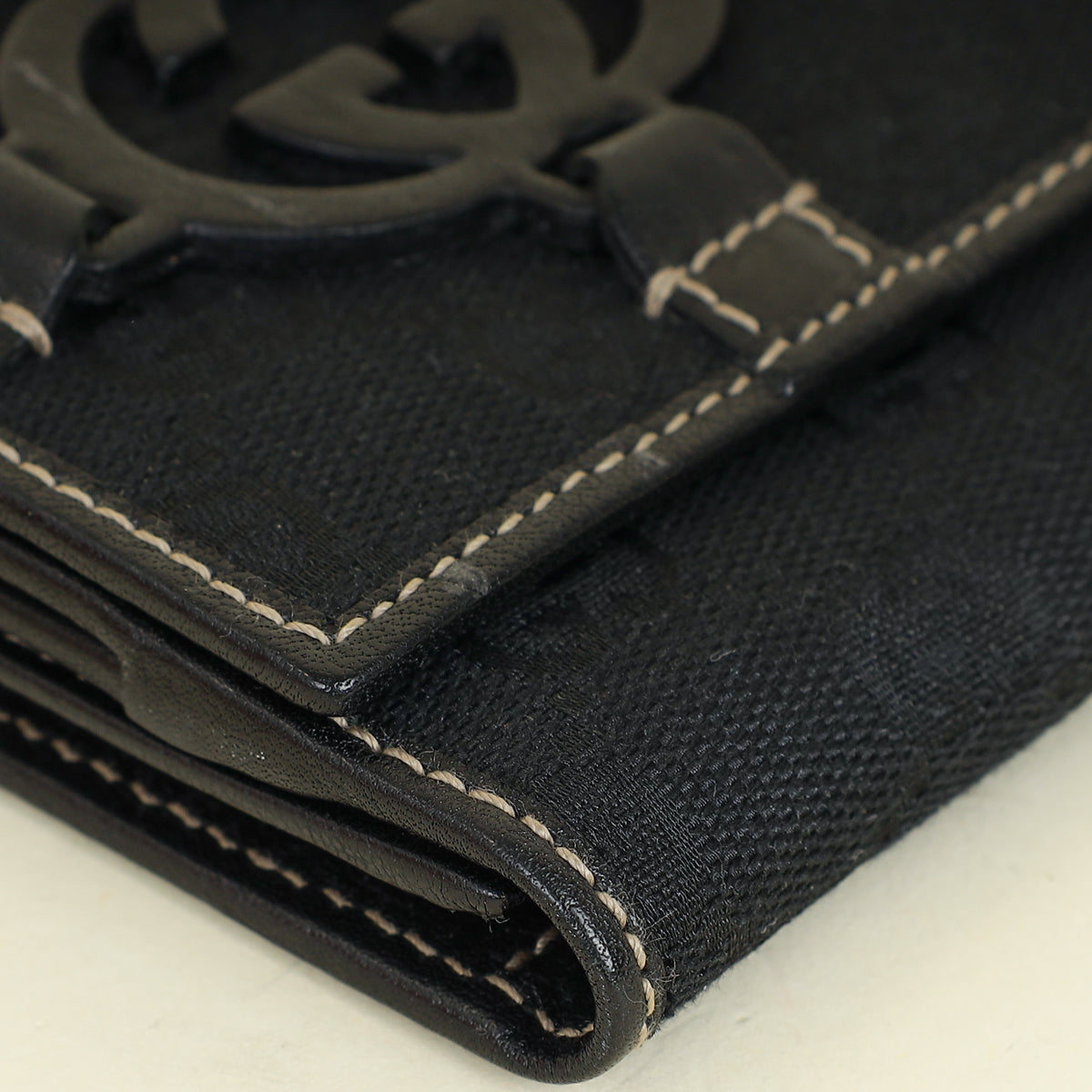 Gucci Black GG Royal Continental Wallet