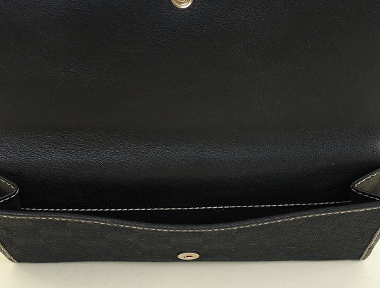 Gucci Black GG Royal Continental Wallet