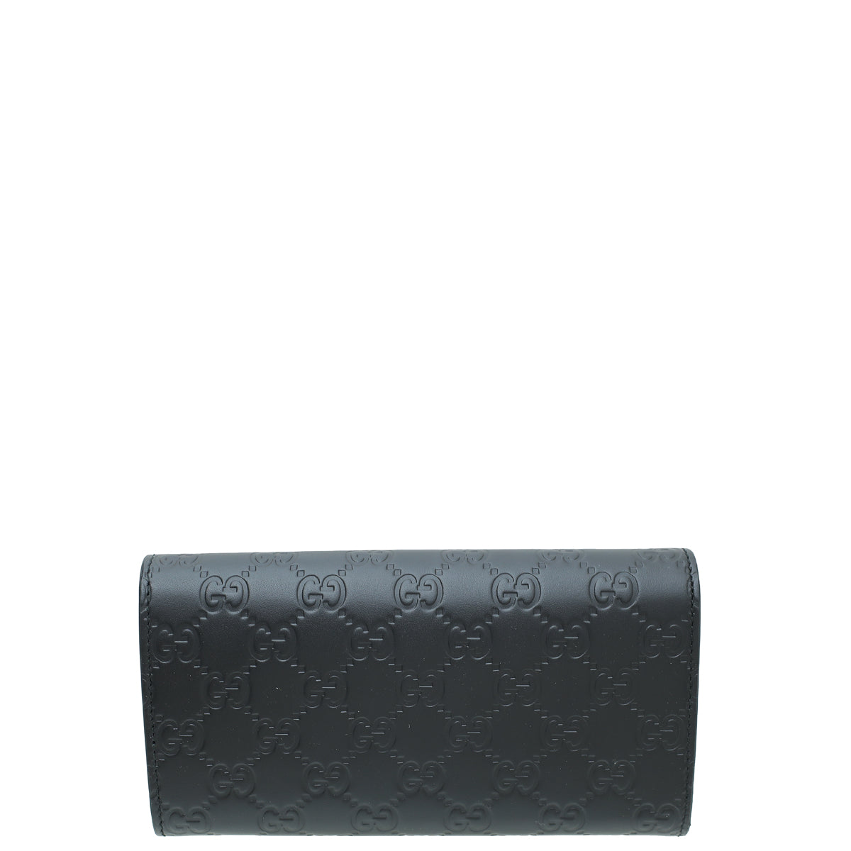 Gucci Black GG Guccissima Bow Continental Wallet-Gucci-THE CLOSET