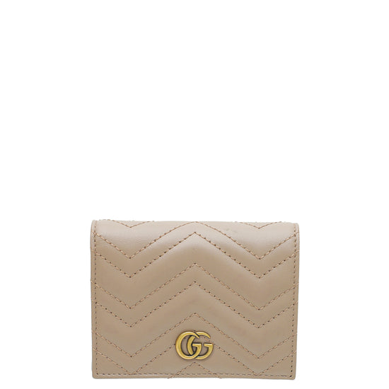 Gg marmont card case dusty online pink