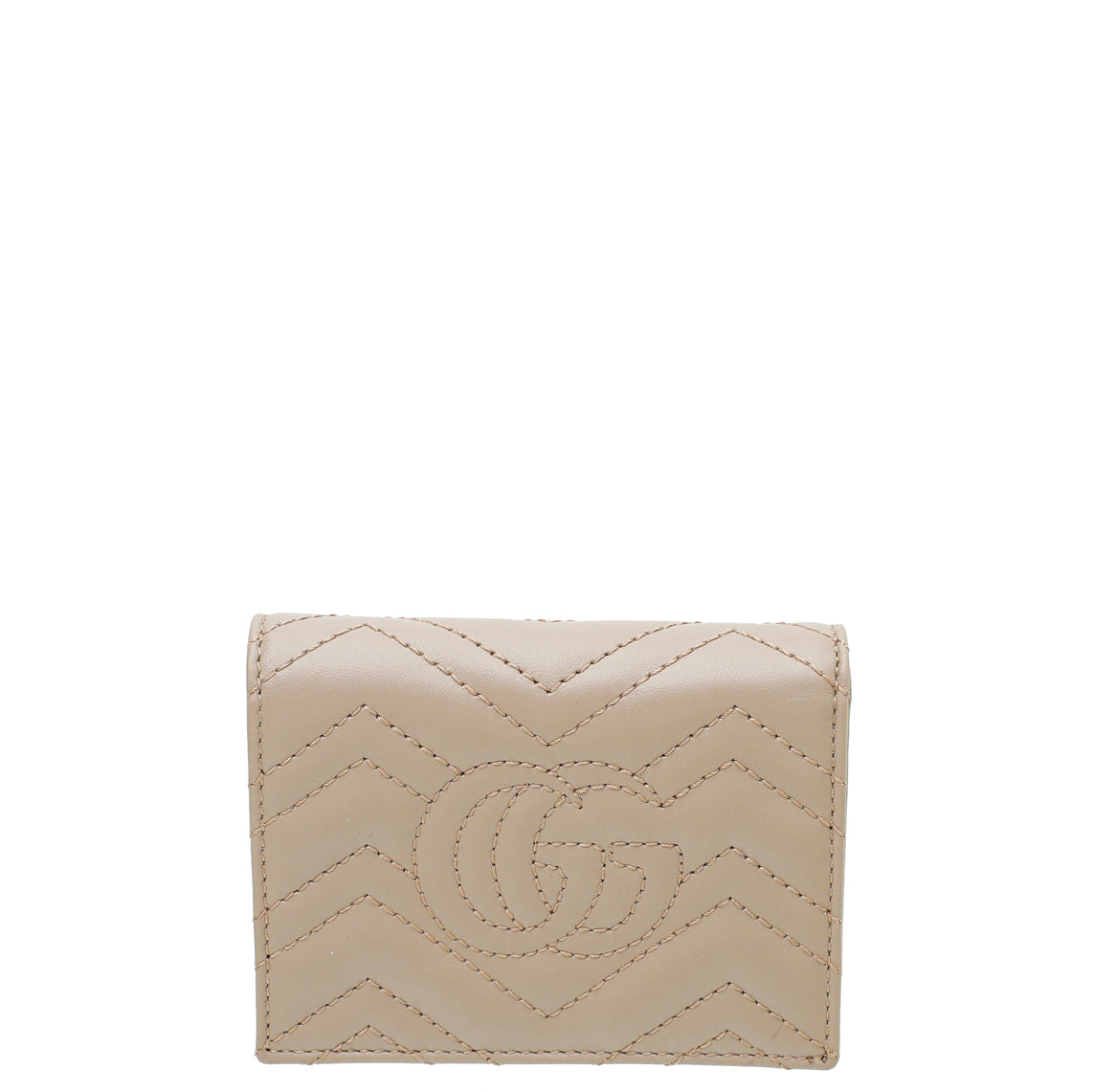 Gucci Dusty Pink GG Marmont Card Case-Gucci-THE CLOSET
