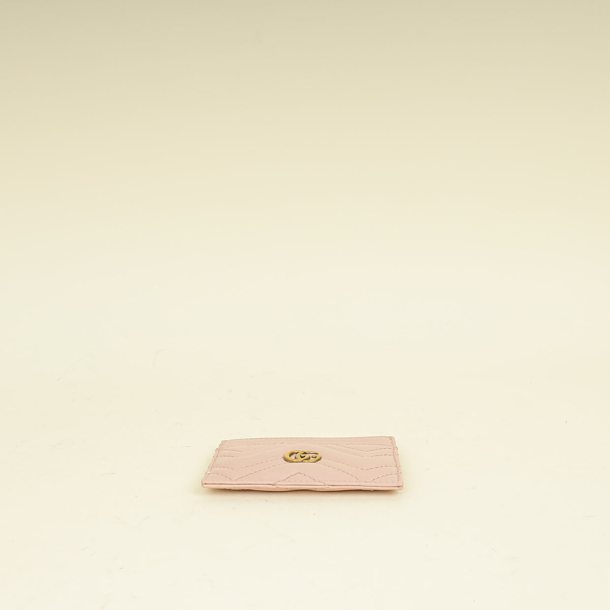 Gucci Light Pink GG Marmont Card Case