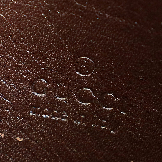 GUCCI Bicolor GG Supreme Continental Wallet