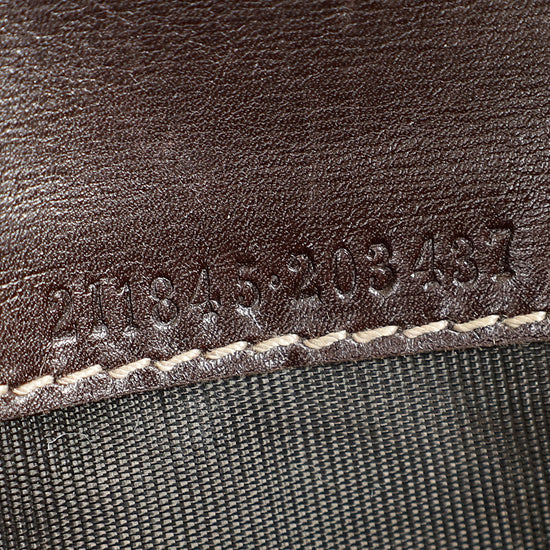 GUCCI Bicolor GG Supreme Continental Wallet