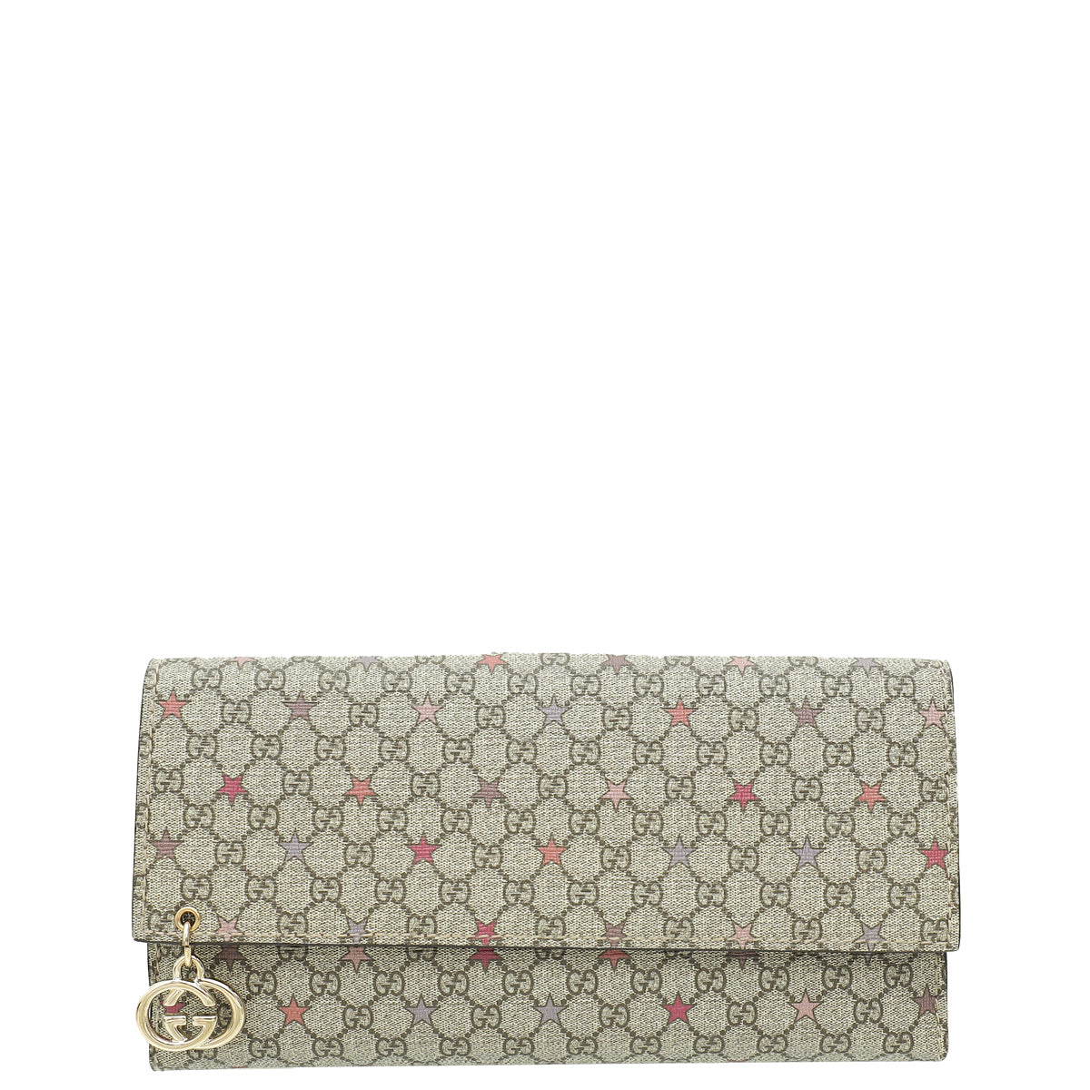 Gucci Bicolor GG Supreme Stars Continental Wallet-Gucci-THE CLOSET
