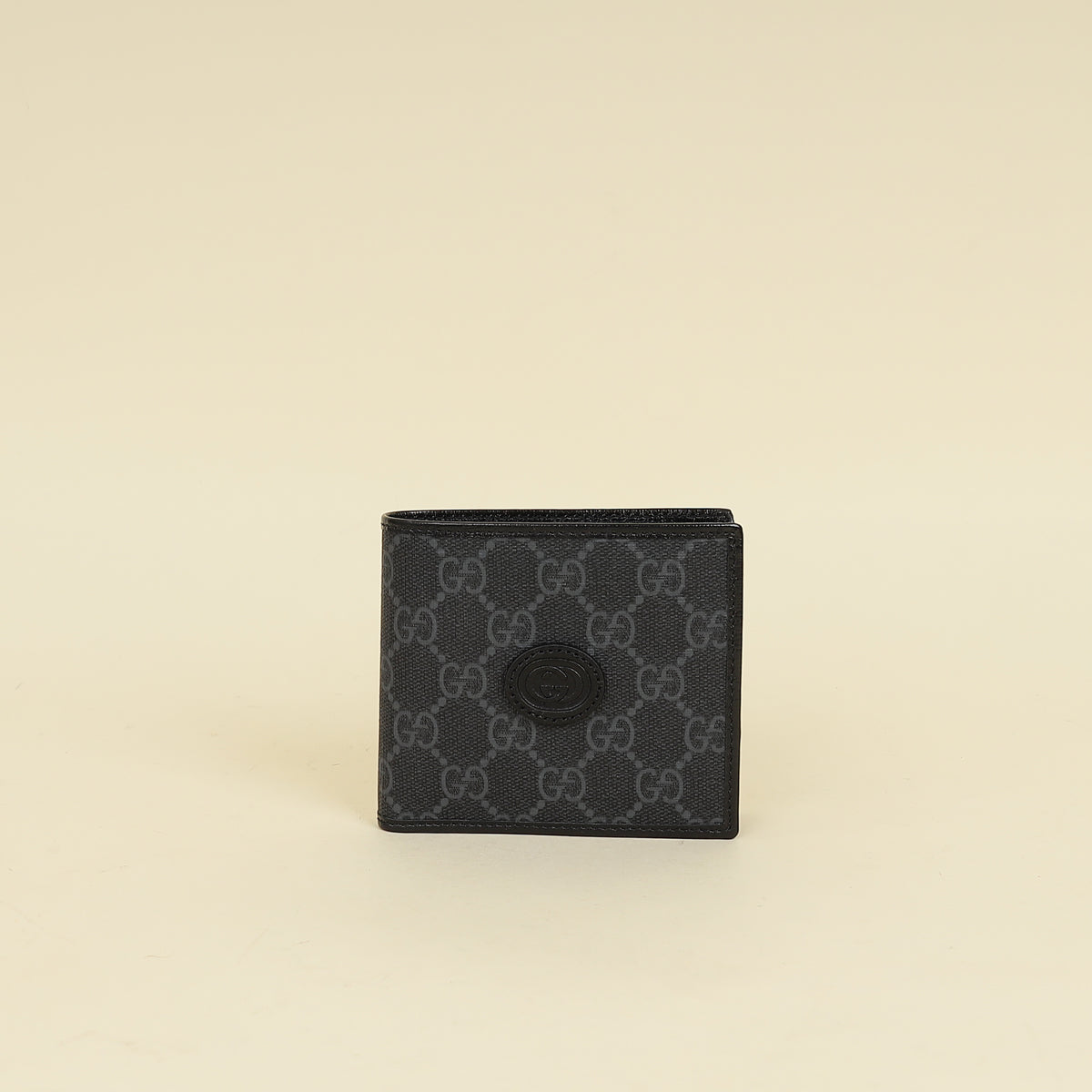 Gucci Black GG Supreme Bifold Wallet-Gucci-THE CLOSET