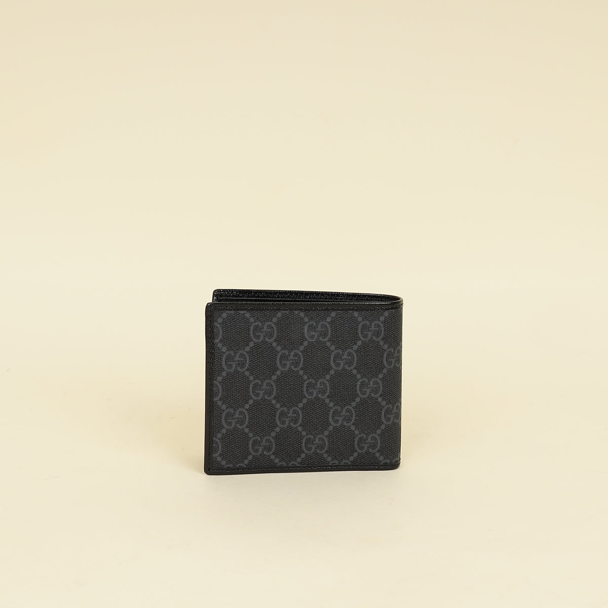 Gucci Black GG Supreme Bifold Wallet-Gucci-THE CLOSET